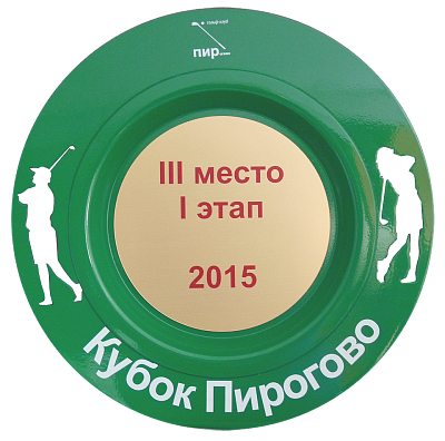 Наградная тарелка «Кубок Пирогово» АПТ-651